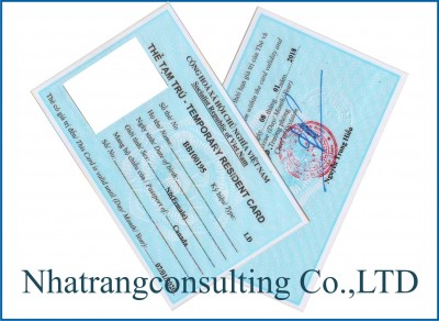 Thẻ Tạm Trú Cho Người Nước Ngoài