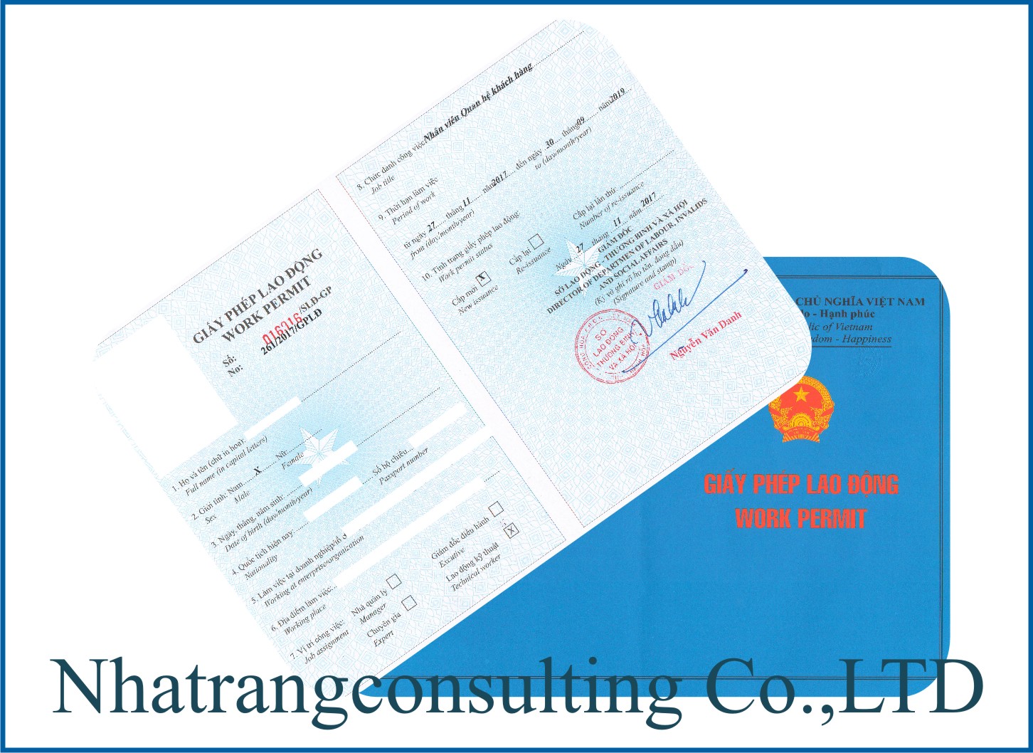 Cấp mới giấy phép lao động cho người nước ngoài